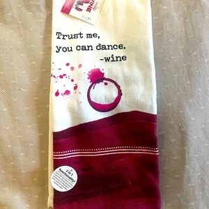 Wine Themed Dish Towel